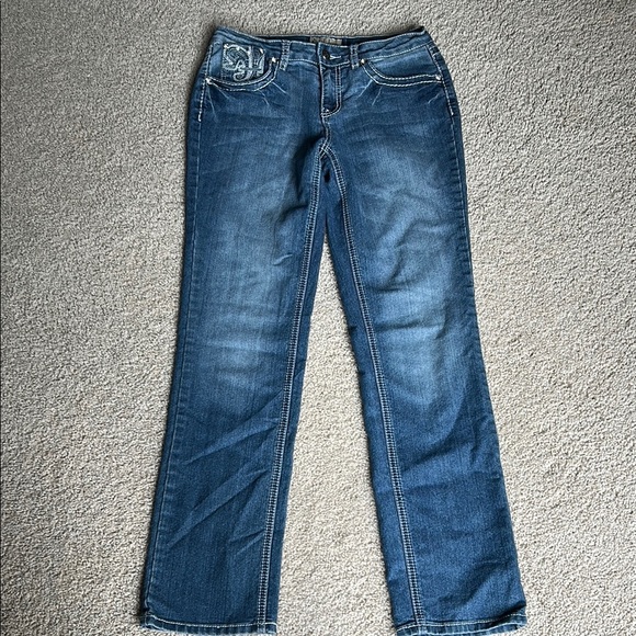 EARL WASHED DENIM JEANS - Picture 1 of 4